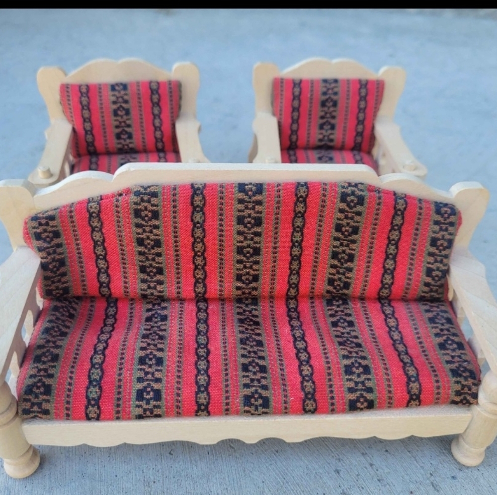 Vintage Miniature Dollhouse Furniture